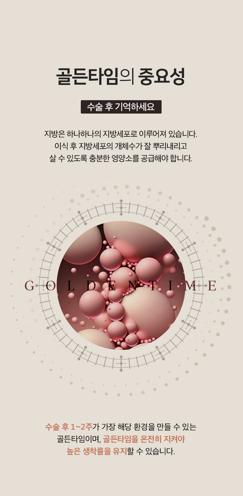 수술 후 골든타임의 중요성