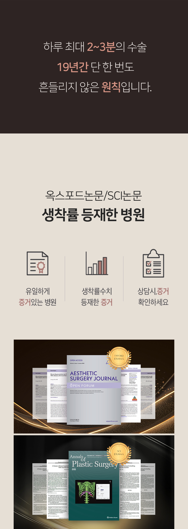 옥스퍼드논문/SCI논문 생착률을 등재한 병원