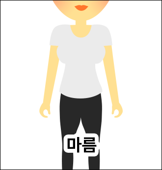마른체형